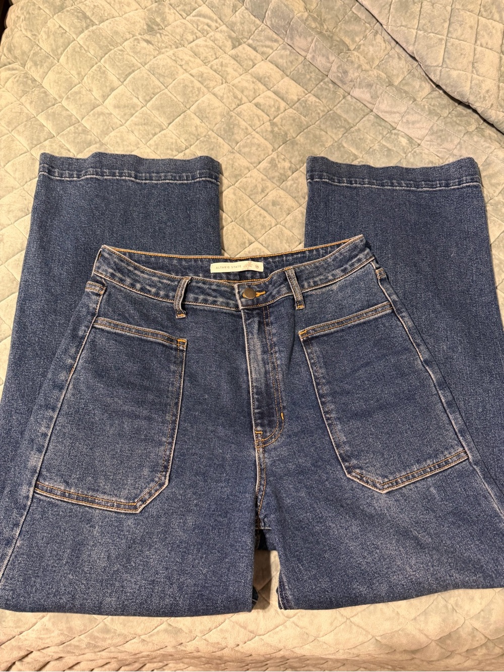 Altar’d State Dark Wash Wide Leg Jeans - size 28